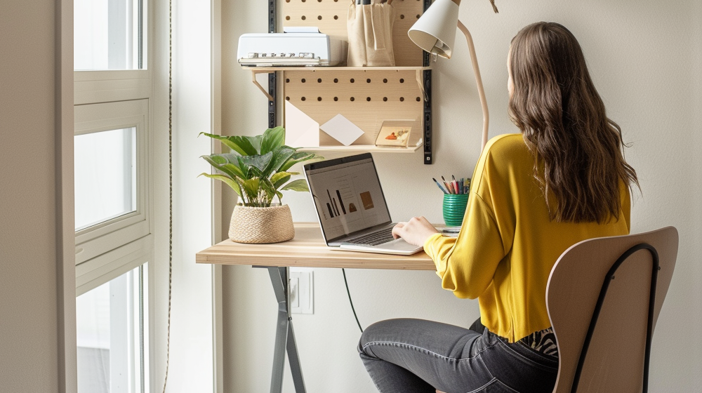 Creating a Sustainable Home Office in Limited Rental Space